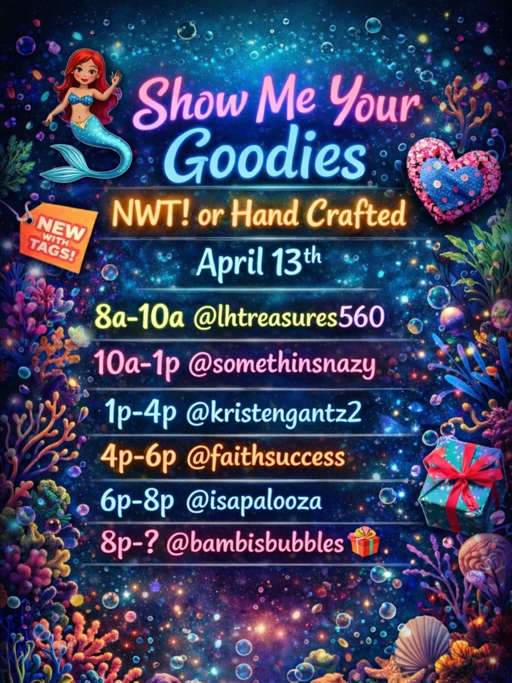 Show Me Your Goodies Live Share Show Train 🚂 NWT or Handcrafted Items
